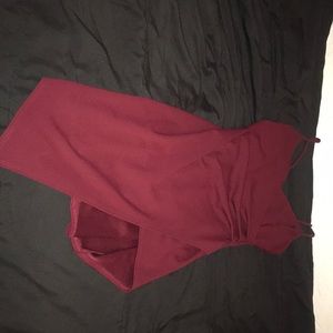 Sexy slit dress